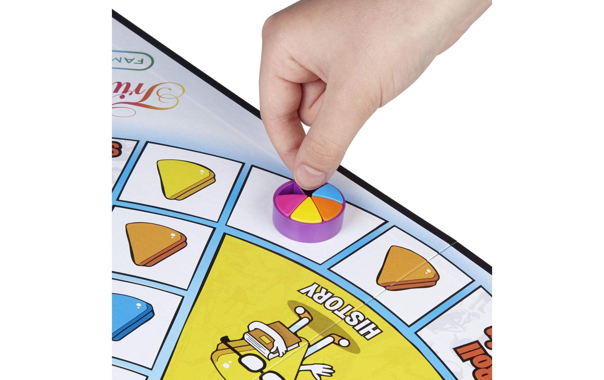 Hasbro Trivial Pursuit Familienausgabe – Quiz- & Wissensspiel, 2–6 Spieler, ab 8 Jahren, 45 Min., DE