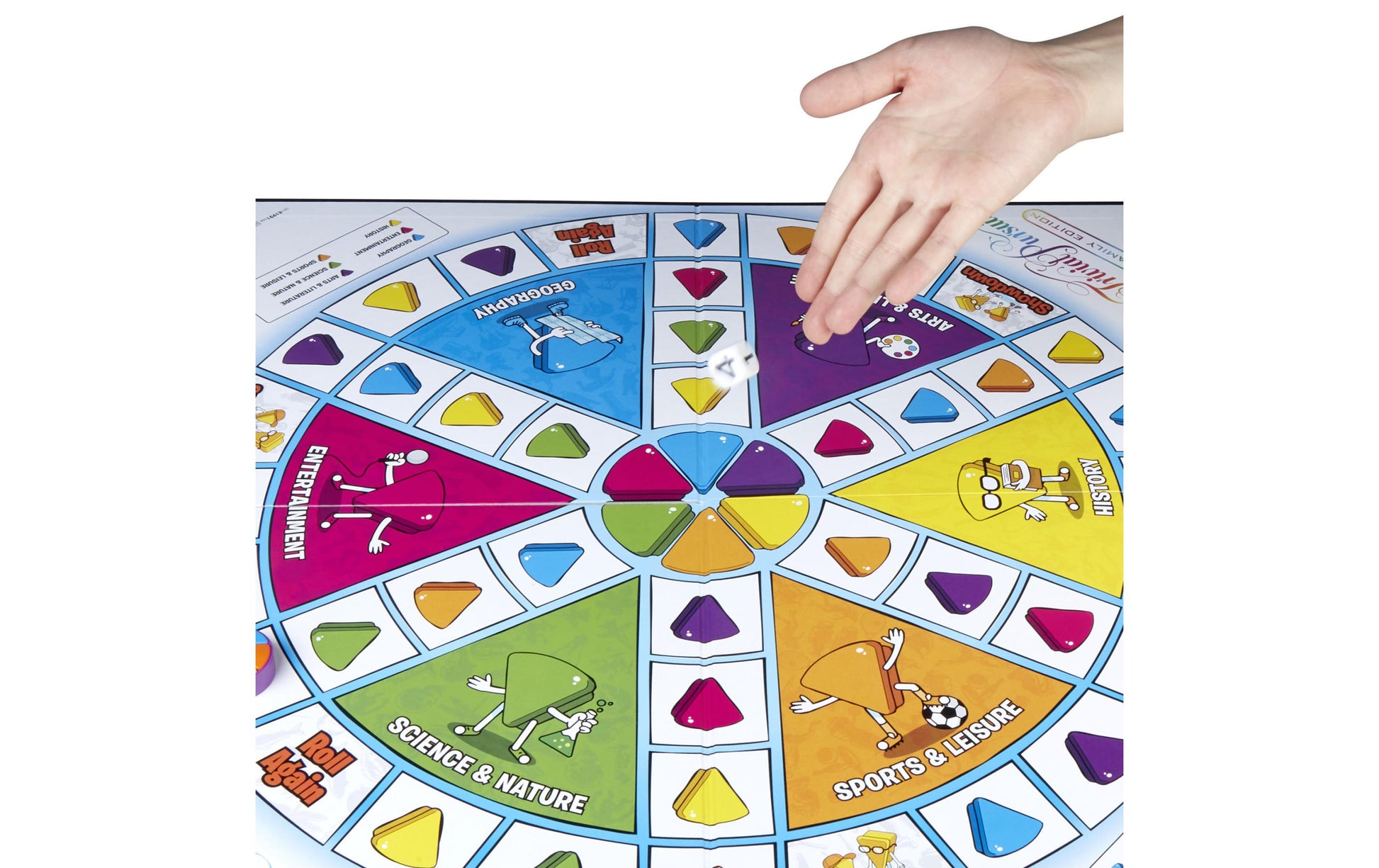 Hasbro Trivial Pursuit Familienausgabe – Quiz- & Wissensspiel, 2–6 Spieler, ab 8 Jahren, 45 Min., DE