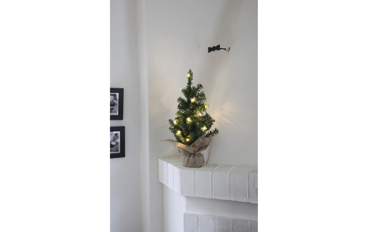 Star Trading Dekolicht – Ø 25 × 45 cm, Warmweiss, Akku, Timer, Grün