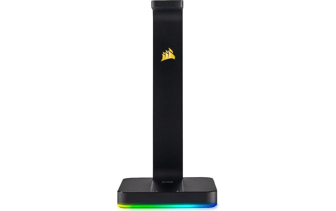Corsair ST100 RGB – Kopfhörerständer, mit RGB, Schwarz, für PC