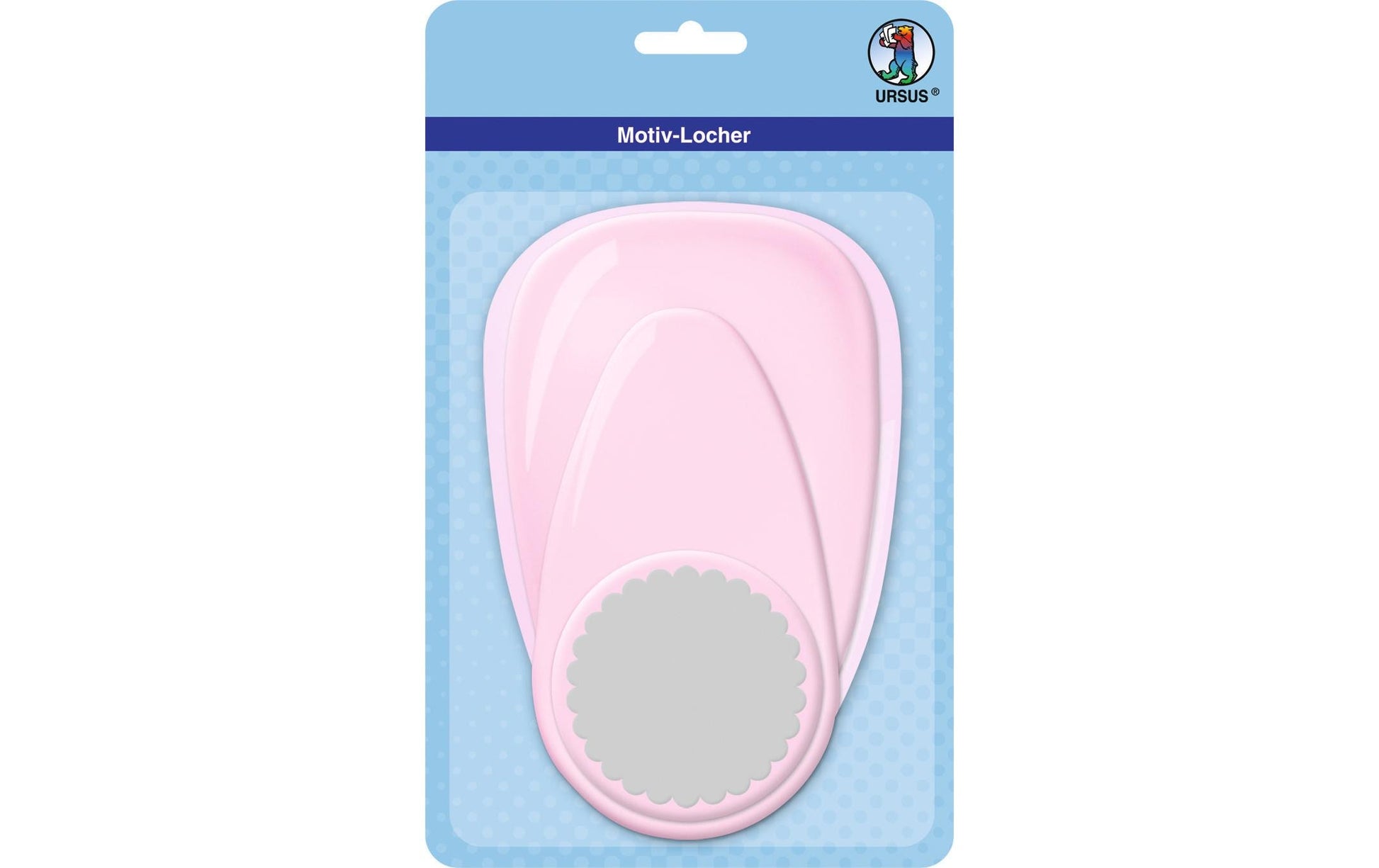URSUS Ausstechförmchen – Kreis – Ø 76 mm – Pink – für Papier