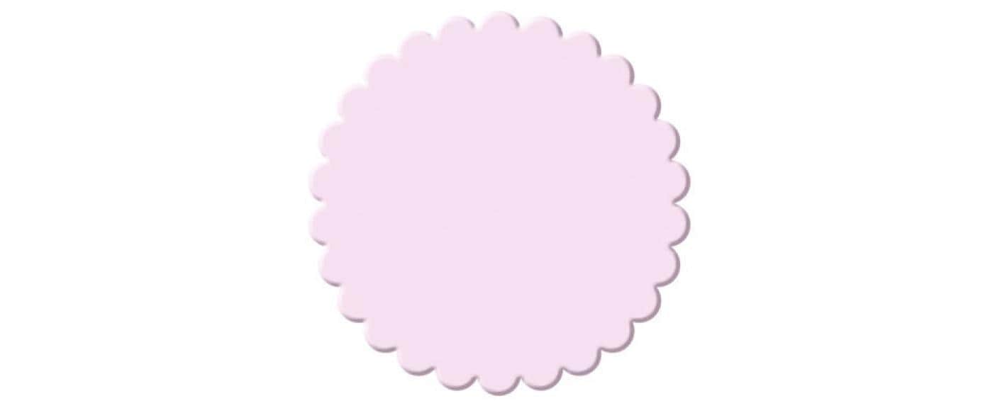 URSUS Ausstechförmchen – Kreis – Ø 76 mm – Pink – für Papier