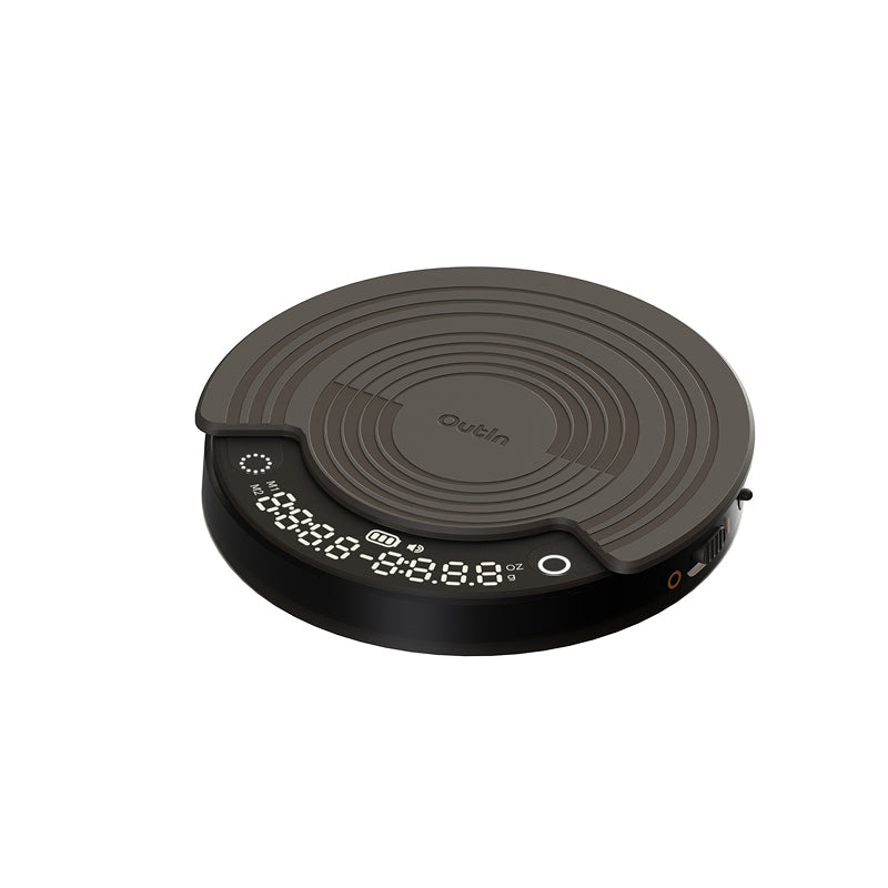 Outin Küchenwaage – Claro OT-SCL-01 – 0,1 g Teilung, Kunststoff, Schwarz