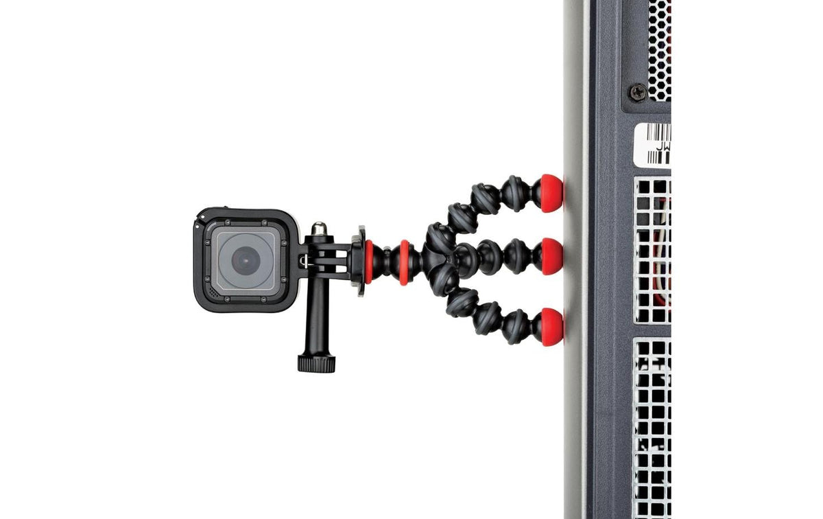 Joby GorillaPod Magnetic mini Mini-Stativ – bis 9,5 cm – Traglast 0,33 kg – 1/4" – Schwarz/Rot