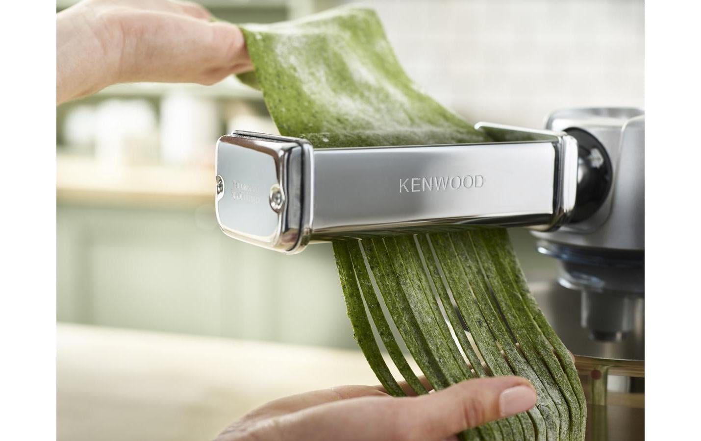 Kenwood Pasta-Vorsatz KAX981ME Fettuccine – 13 × 11 × 5 cm – für Chef Sense, Chef Sense XL, kMix – Edelstahl