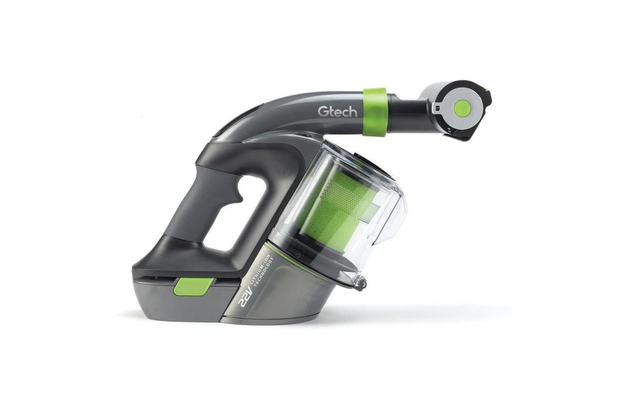 G-Technology Gtech Akku-Handstaubsauger Multi – 0,4 l, 22 V, 20 min, grün/silber