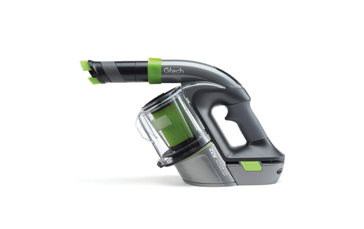 G-Technology Gtech Akku-Handstaubsauger Multi – 0,4 l, 22 V, 20 min, grün/silber