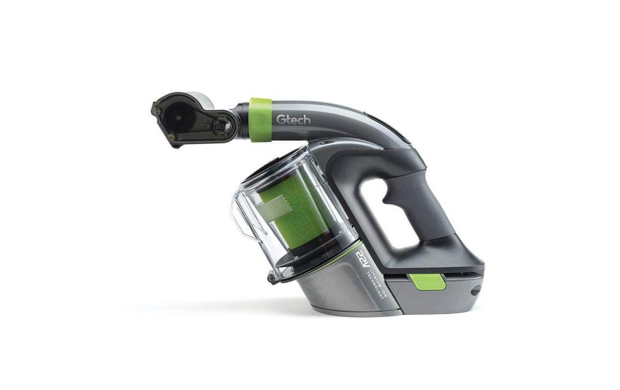 G-Technology Gtech Akku-Handstaubsauger Multi – 0,4 l, 22 V, 20 min, grün/silber