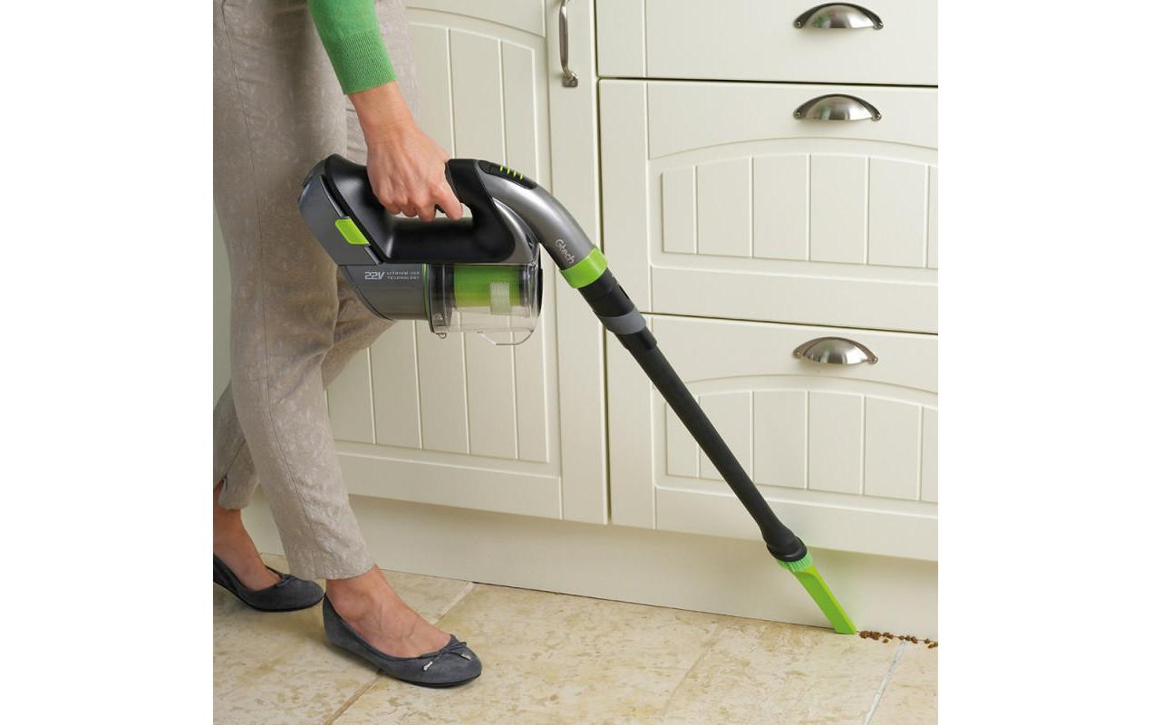 G-Technology Gtech Akku-Handstaubsauger Multi – 0,4 l, 22 V, 20 min, grün/silber