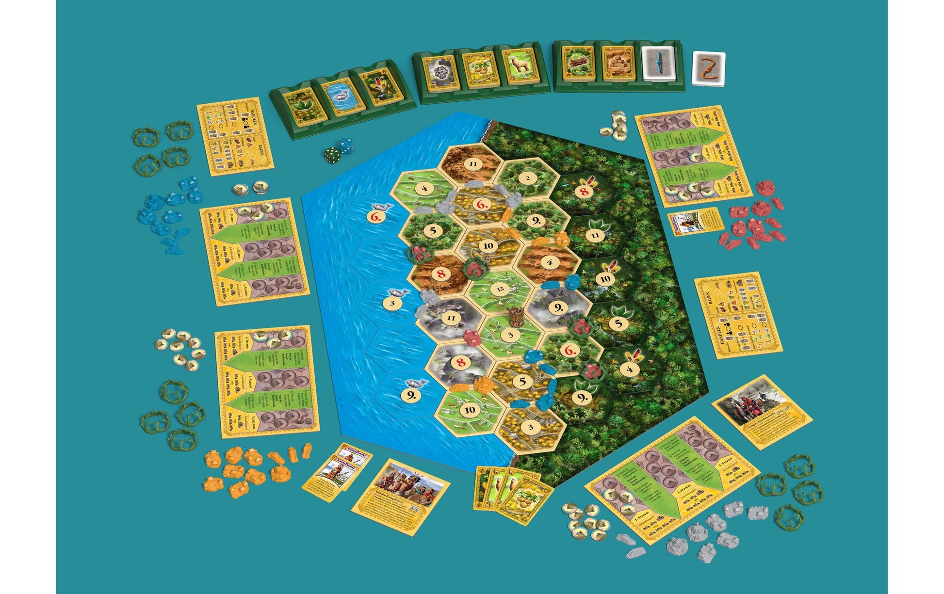 Kosmos Catan – Der Aufstieg der Inka – Strategiespiel, 3–4 Spieler, ab 12 Jahren, 90 Min., DE