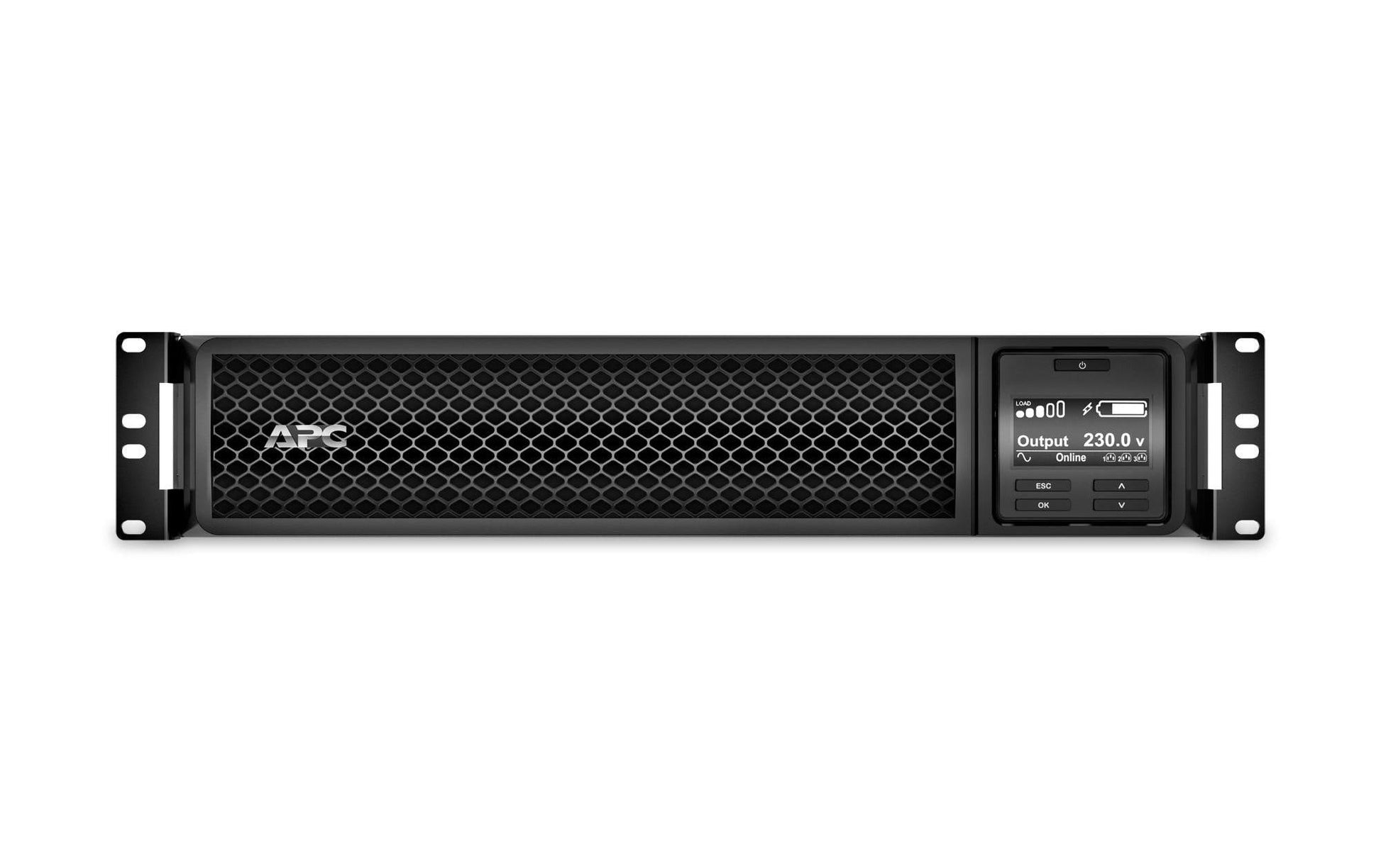 APC Smart-UPS SRT2200RMXLI-NC – USV Online (Doppelwandler), 2,2 kVA/1980 W, Rack 2U, VRLA, SmartSlot, LCD