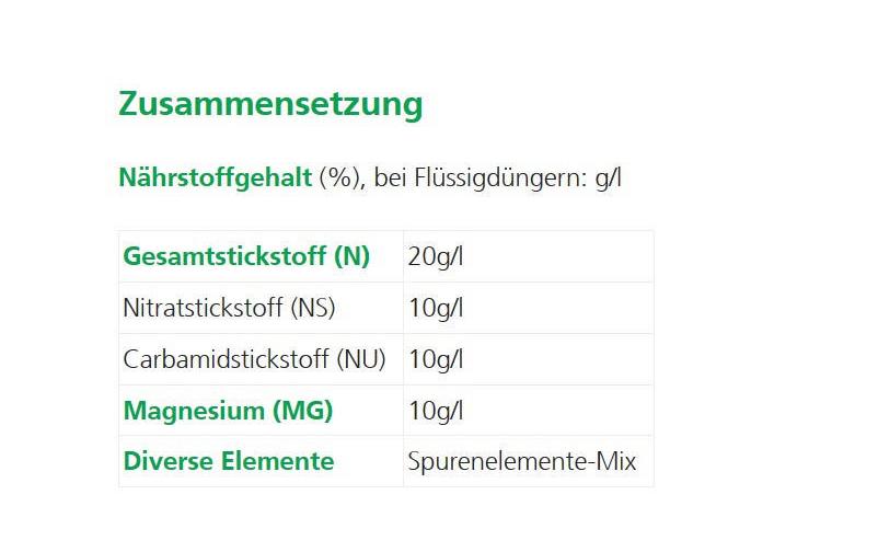 Hauert Mehrnährstoffdünger Flüssig (Konzentrat), 0,5 l – 1 Flasche