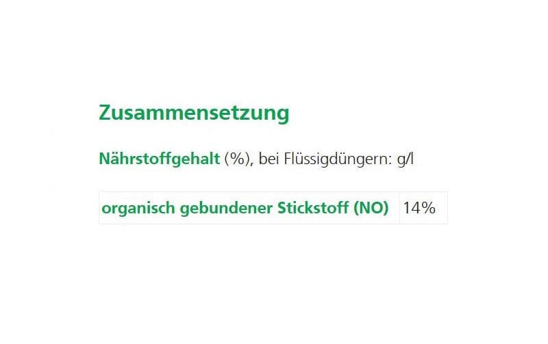 Hauert Mehrnährstoffdünger Hornspäne, 2,5 kg, Granulat, Bio