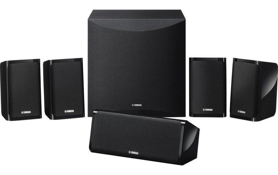 Yamaha NS-P 41, Set – Aktiv-Regallautsprecher – 5.1, Subwoofer 100 W, 7,9" Tieftöner, Schwarz