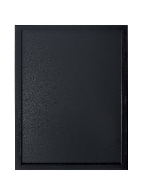 Securit Kreidetafel WOODY – 400 × 600 mm – Melamin, Kieferholzrahmen – beidseitig, für Kreidemarker