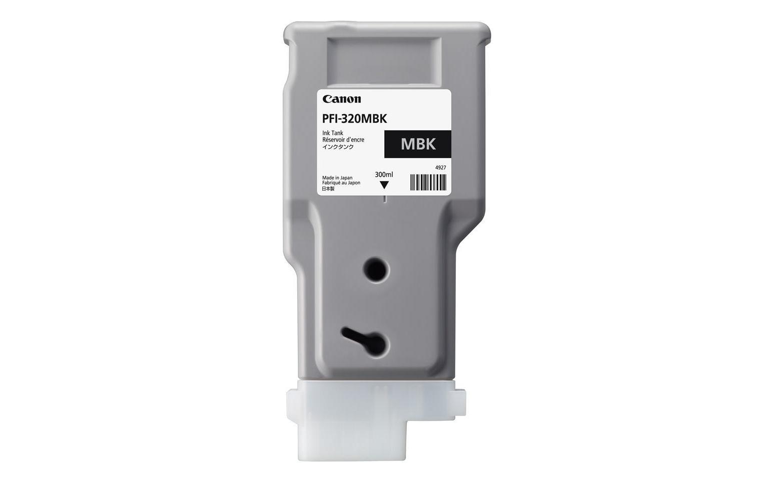 Canon Tintenpatrone PFI-320MBK, schwarz, ca. 300 ml