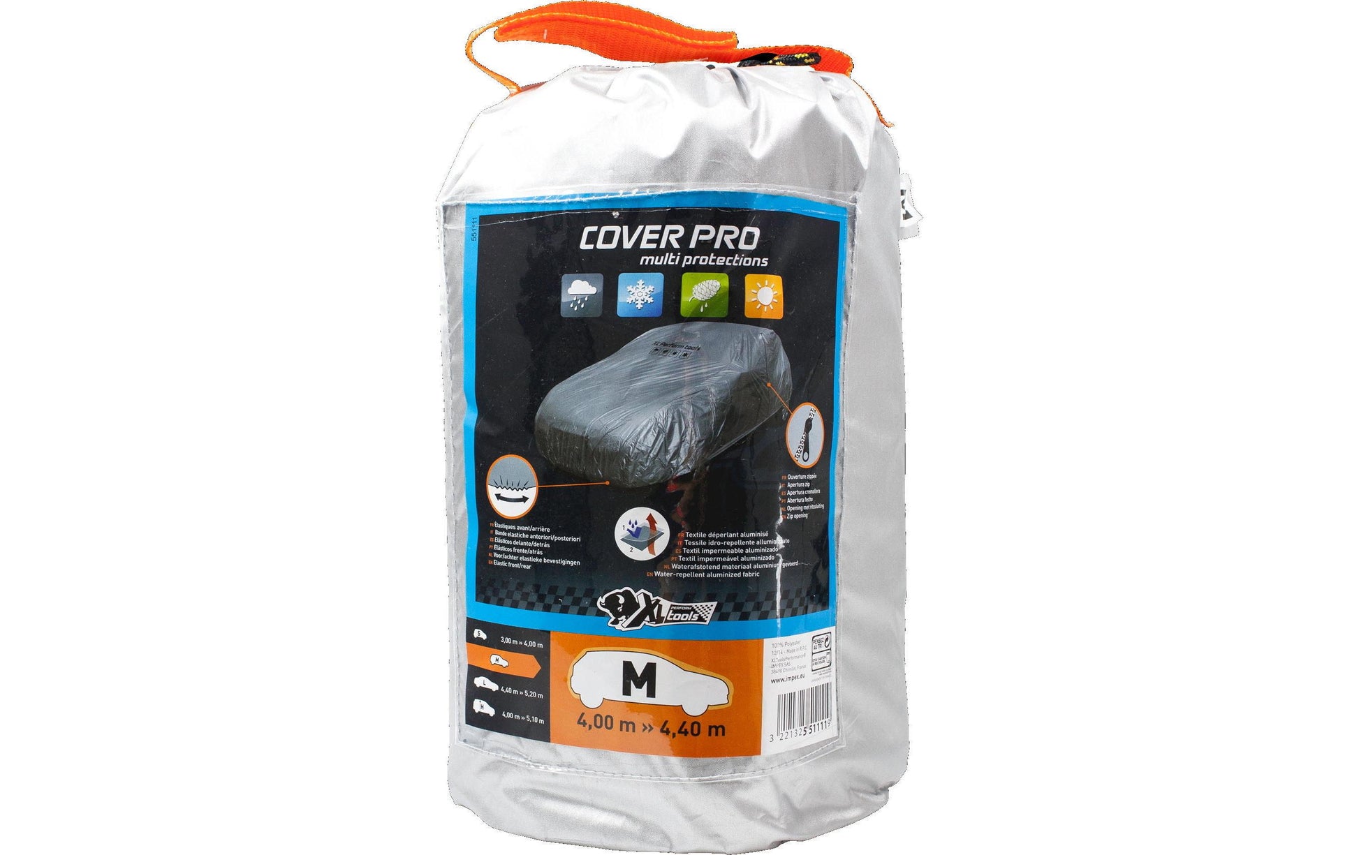 Xlpt Cover Pro Vollgarage M – für Personenwagen, Innenraum & Aussen – 4–4,4 m
