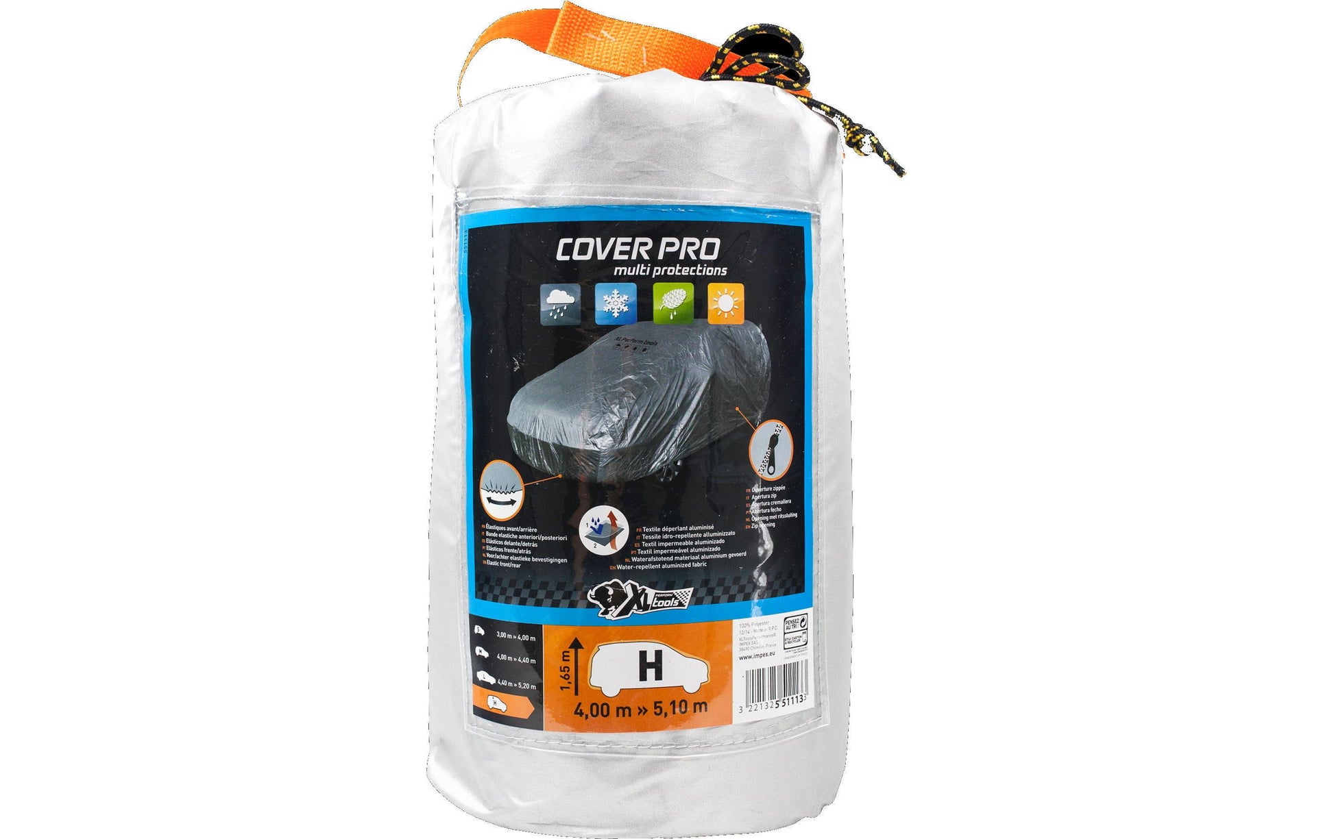 Xlpt Cover Pro Vollgarage H – für Personenwagen 4–5,1 m – 193 × 165 cm