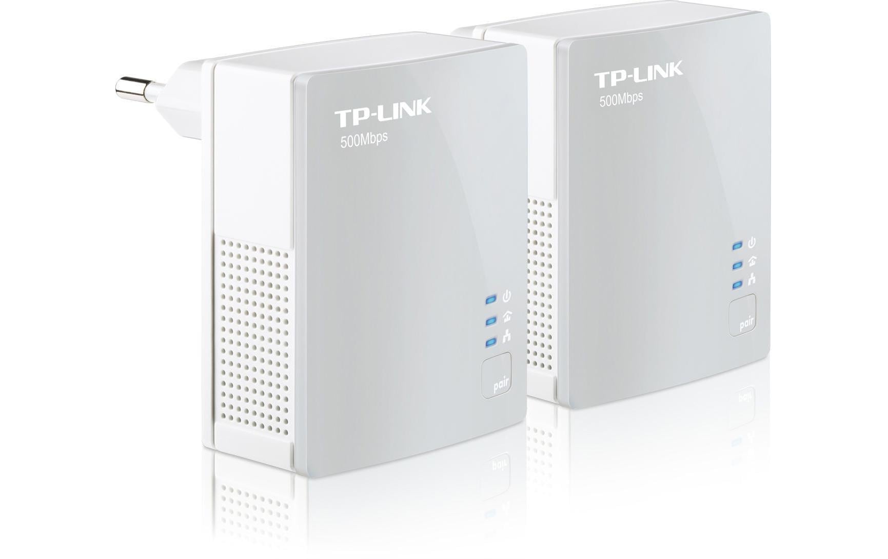TP-Link TL-PA4010 KIT – Powerline-Adapter – 600 Mbit/s, 1×RJ45 10/100 Mbit/s, 2er-Pack, Weiss