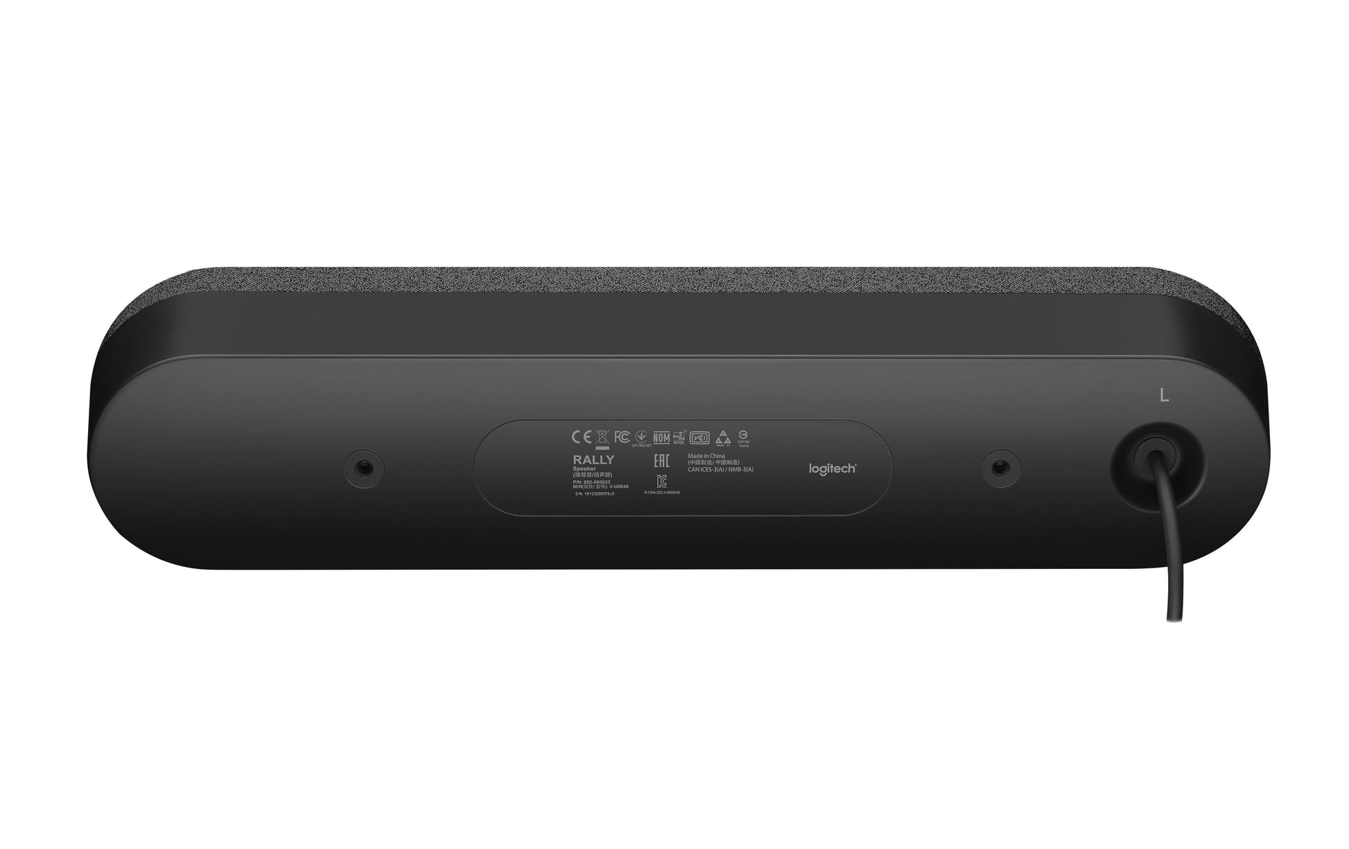 Logitech Rally Lautsprecher – Aktiv-Regallautsprecher – Graphit