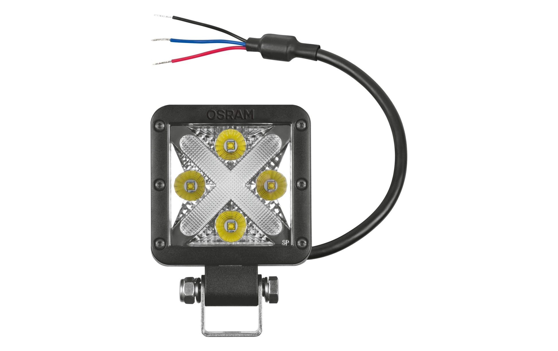 Osram Arbeitsstrahler – 11,8×10,3×13,3 cm – 1250 lm, 22 W – Kaltweiss, 6000 K – IP67 – für Auto, Lastwagen