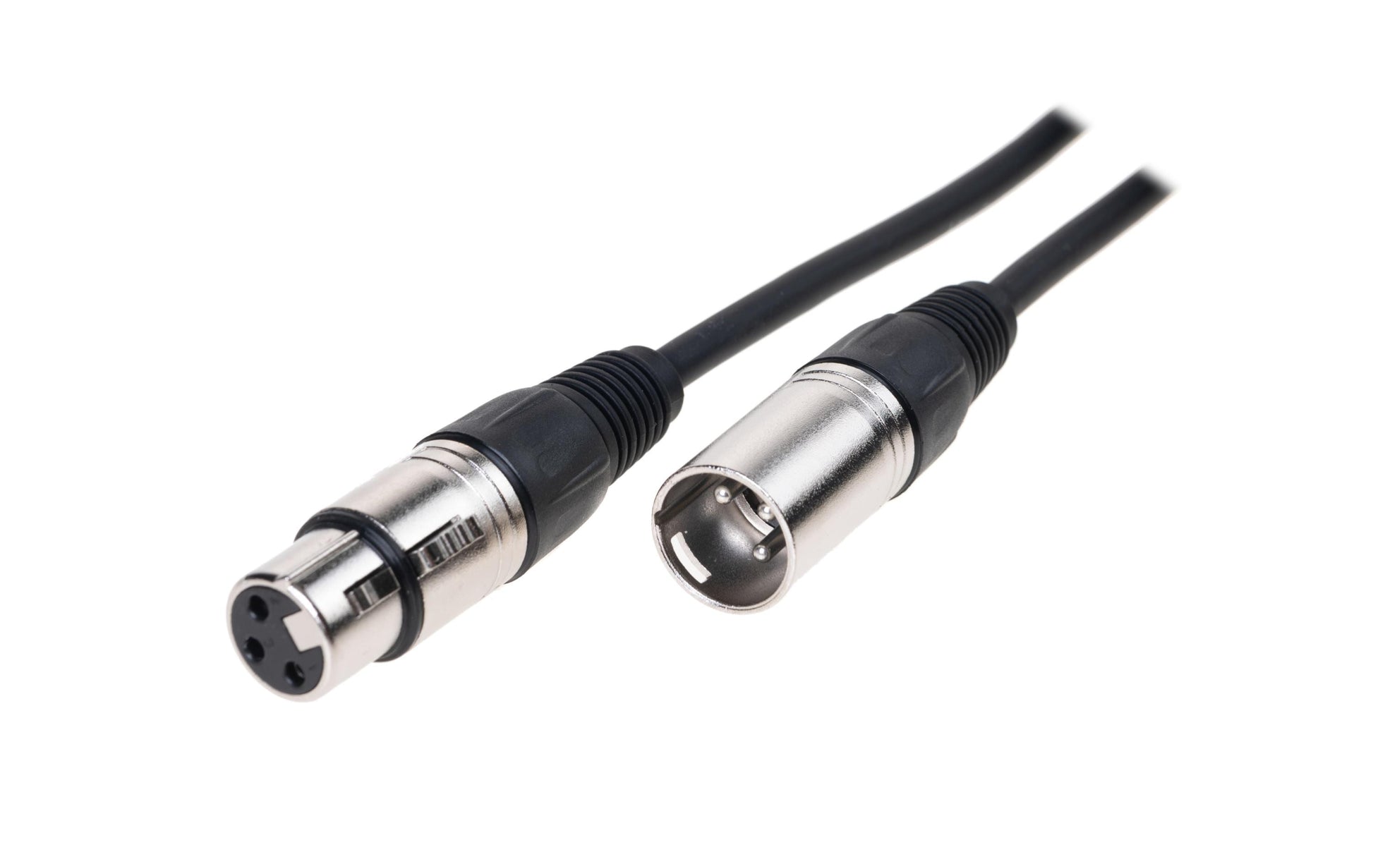 Bemero BLC1011-300BK – DMX-Kabel, 3-pol XLR (XLRm/XLRf), 3 m, Schwarz