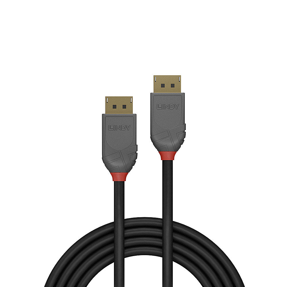 Lindy DisplayPort-DisplayPort Kabel – 7,5 m, DisplayPort 1,2, grau