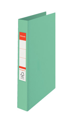 Esselte Colour'ICE Ringbuch – 2-Ring – für A4 – Rückenbreite 2,5 cm – Grün