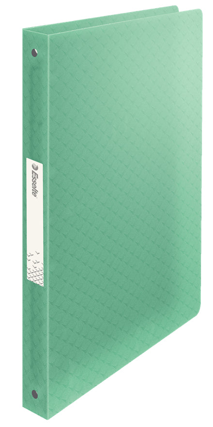 Esselte Colour'ICE Ringbuch – 4-Ring – für A4 – Rückenbreite 2,5 cm – Grün