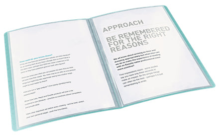 Esselte Colour'ICE Sichtbuch, für A4, 60 Blatt – PP – Blau