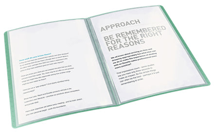 Esselte Colour'ICE Sichtbuch, für A4, 80 Blatt – Polypropylen (PP) – Grün