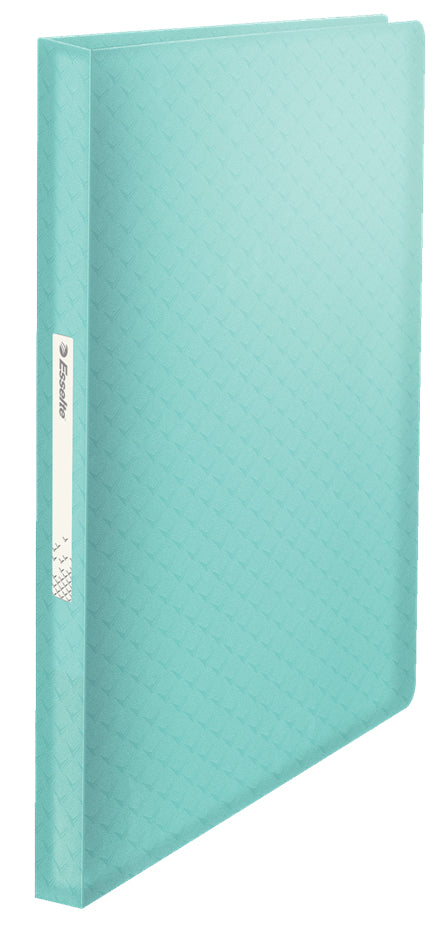 Esselte Colour'ICE Sichtbuch, für A4, 80 Blatt, selbstklebendes Rückenschild – Polypropylen (PP) – Blau