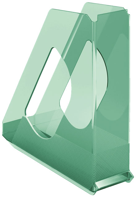 Esselte Stehsammler – B 72 × H 256 × T 260 mm, grün, Polystyrol (PS), 1 Stück