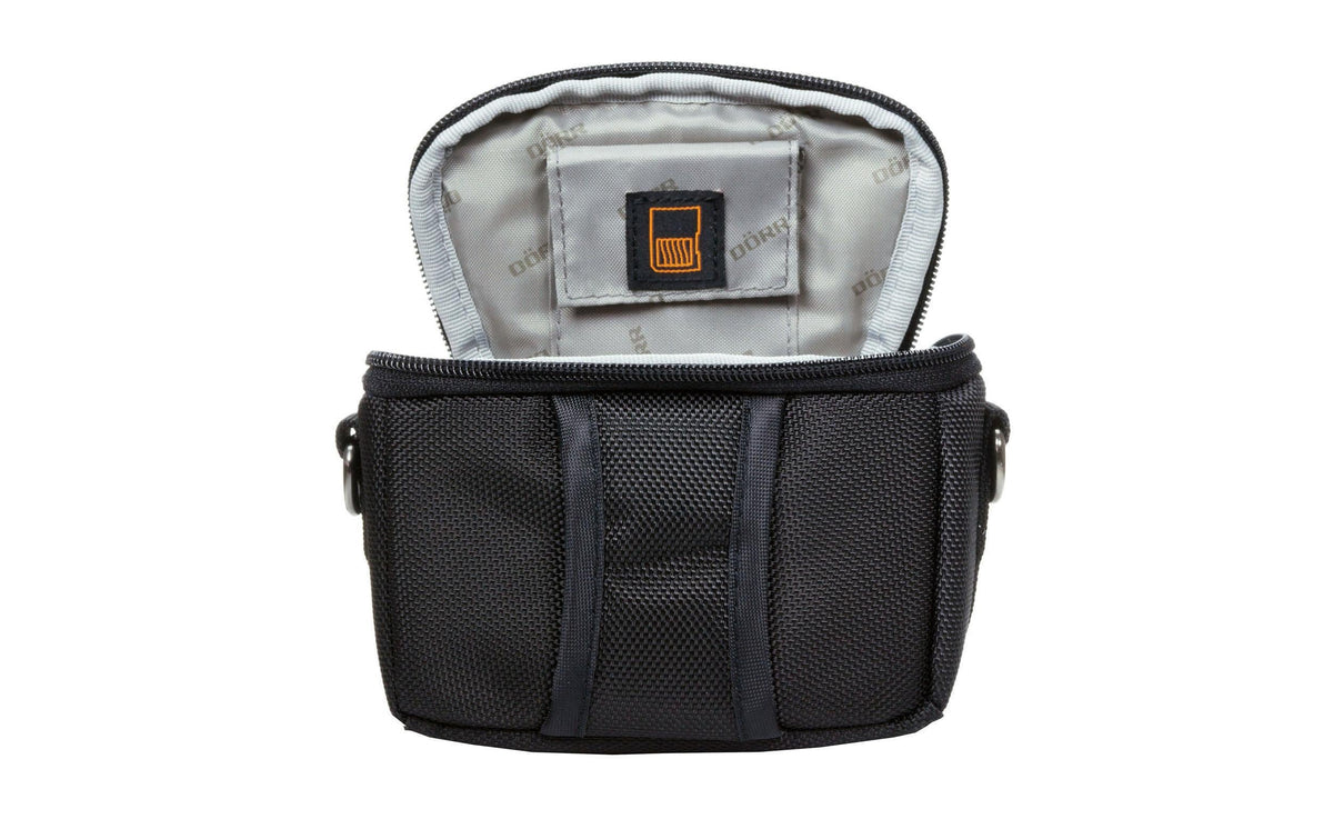 Dörr Yuma XS Kameratasche – Nylon – 140 × 105 × 85 mm – Schwarz, Grau