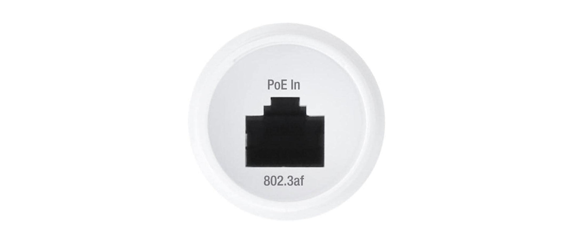 Ubiquiti INS-3AF-O-G PoE-Adapter – Gigabit Ethernet, 2× RJ-45 (In/Out), 48 V PoE (IEEE 802.3af) – Weiss