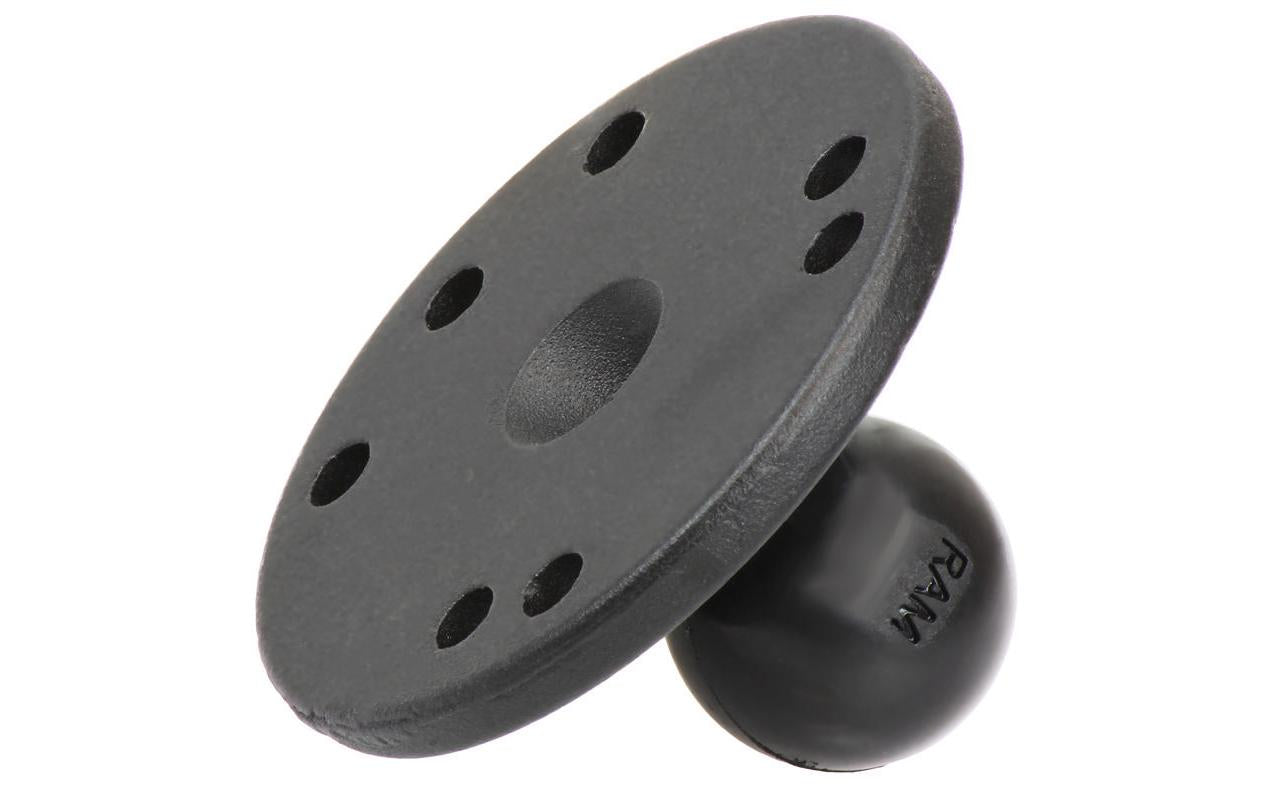 RAM Mounts RAM-B-202U – Montagebasis (rund), 1 Ball – für RAM Mount Systeme, Schwarz