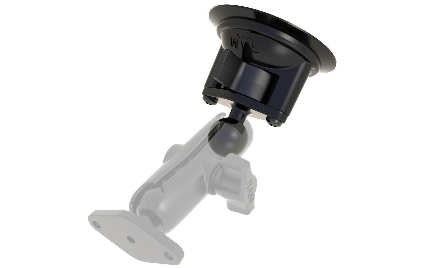 RAM Mounts RAM-B-224-1U Saugnapf-Basis – Aluminium, Schwarz