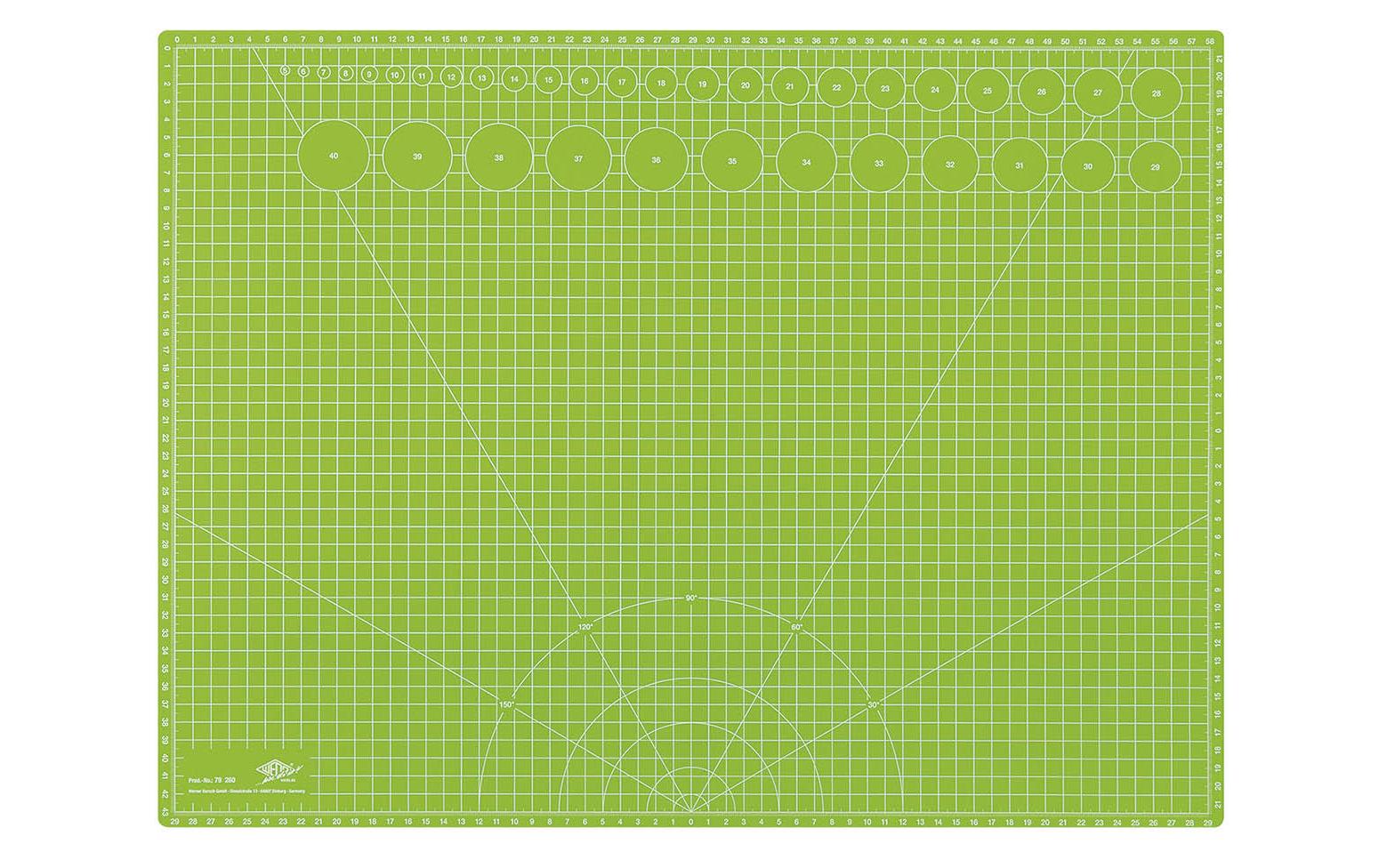 Wedo Schneidematte – 45 × 60 cm – Grün – 3 mm