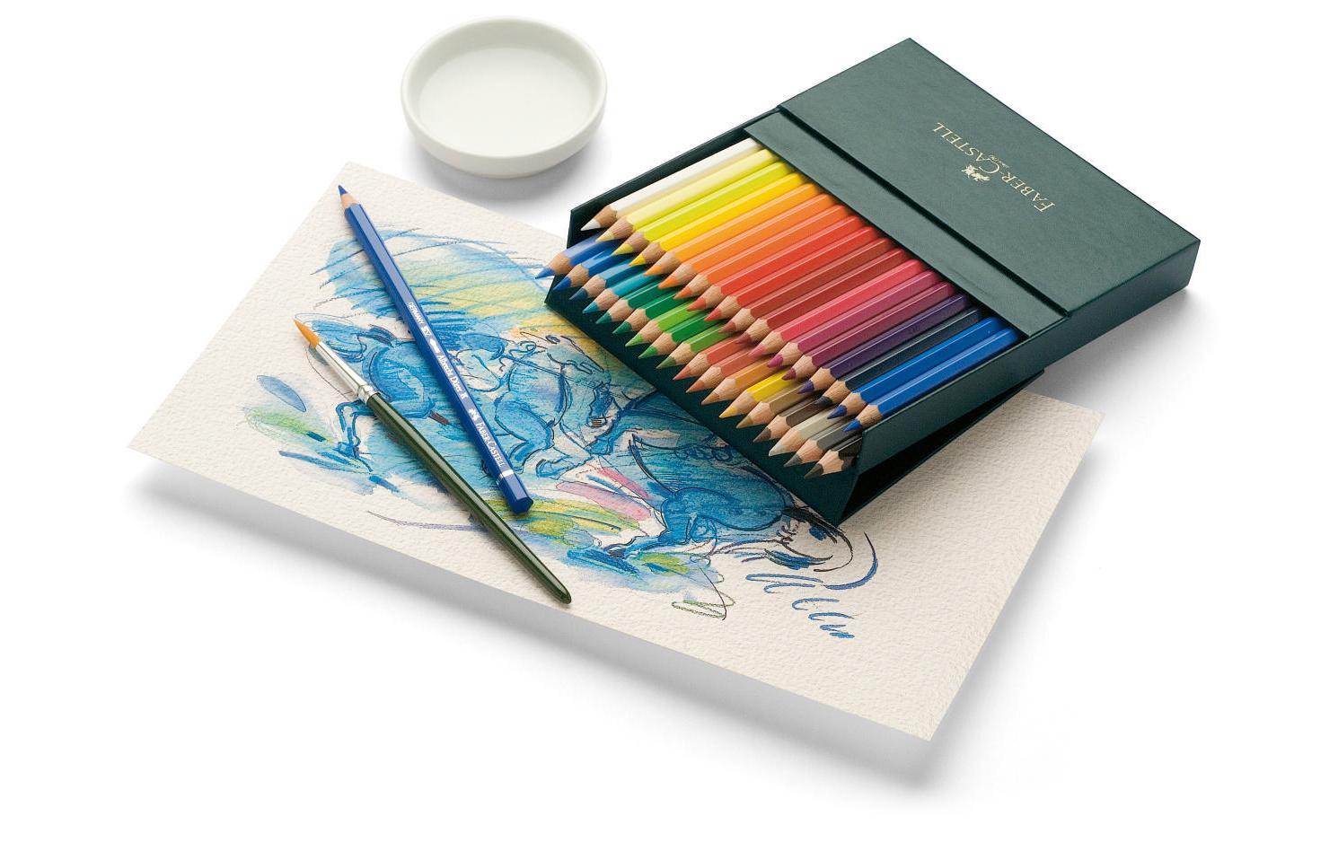 Faber-Castell Aquarellbuntstift Albrecht Dürer, Mehrfarbig, 36er-Etui – Wasservermalbar