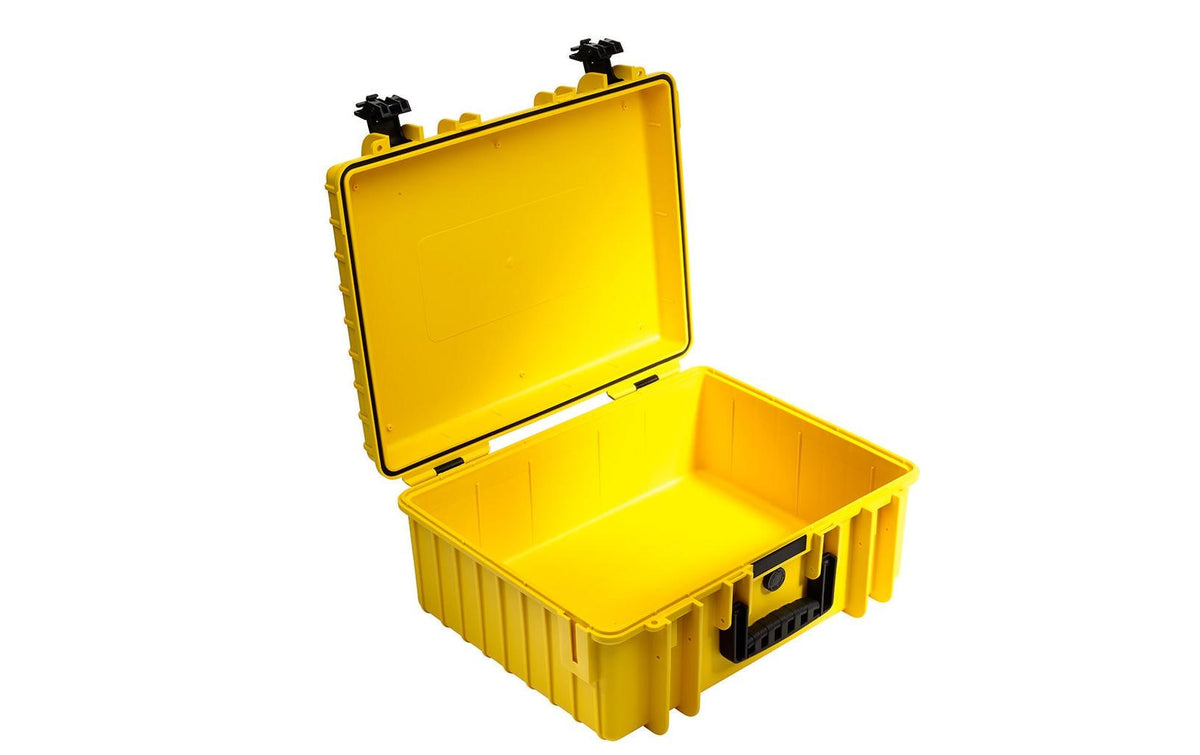 B&W Cases B&W Schutzkoffer Typ 6000 – Gelb, 51 × 42 × 21,5 cm