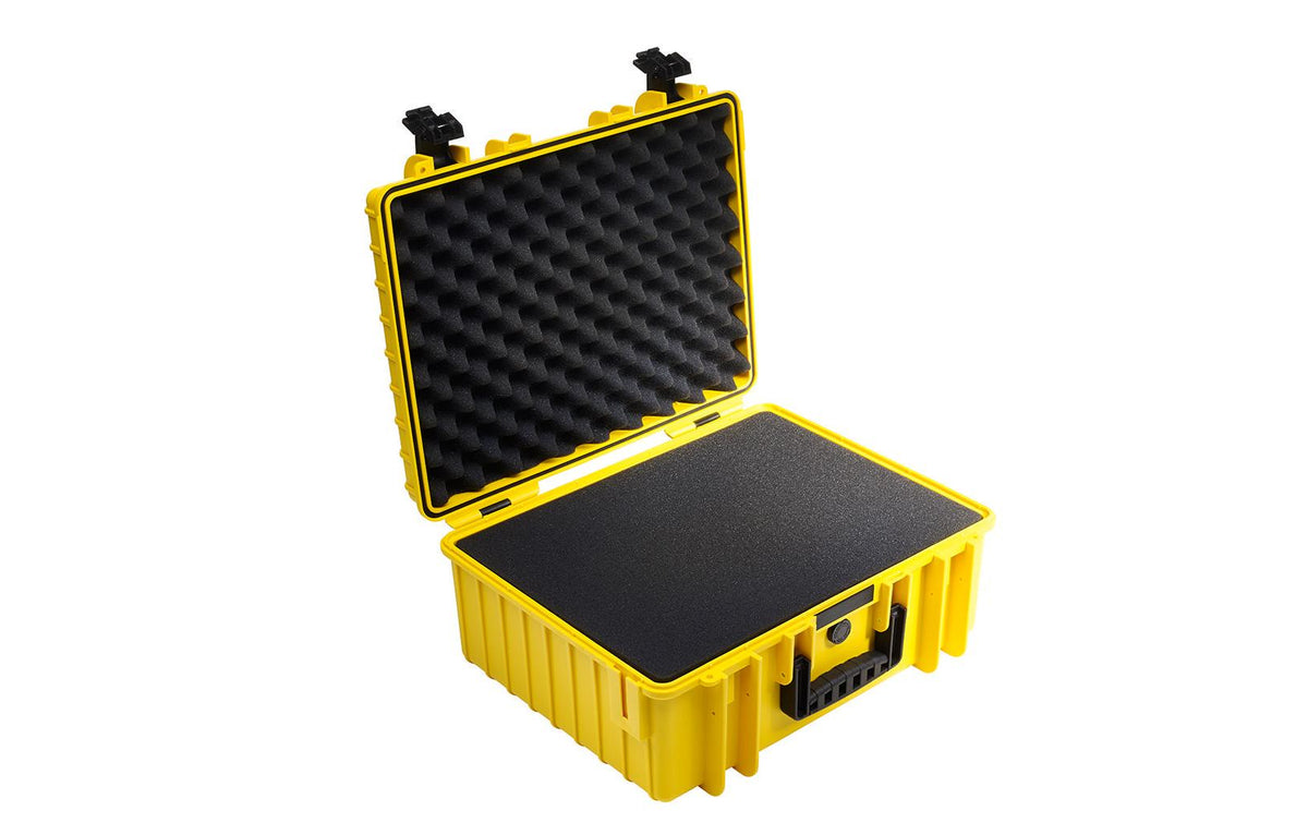 B&W Cases B&W Schutzkoffer Typ 6000 – Gelb, 51 × 42 × 21,5 cm