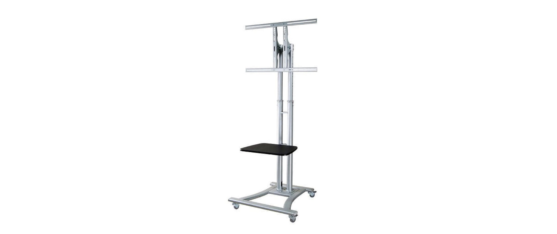 Neomounts PLASMA-M1800E – Displayständer, höhenverstellbar, für 31", VESA 200×200, bis 35 kg, Silber