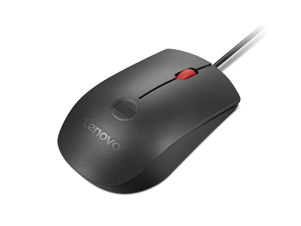 Lenovo 4Y51S24029 – Maus – Kabelgebunden (USB‑A), 2000 DPI, beidhändig, Schwarz