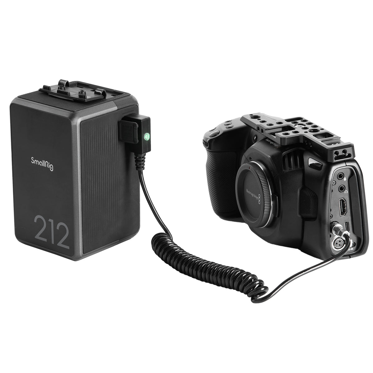 SmallRig D-TAP zu LEMO 2-Pin Stromkabel – 0,32 m – für Blackmagic BMPCC 4K/6K