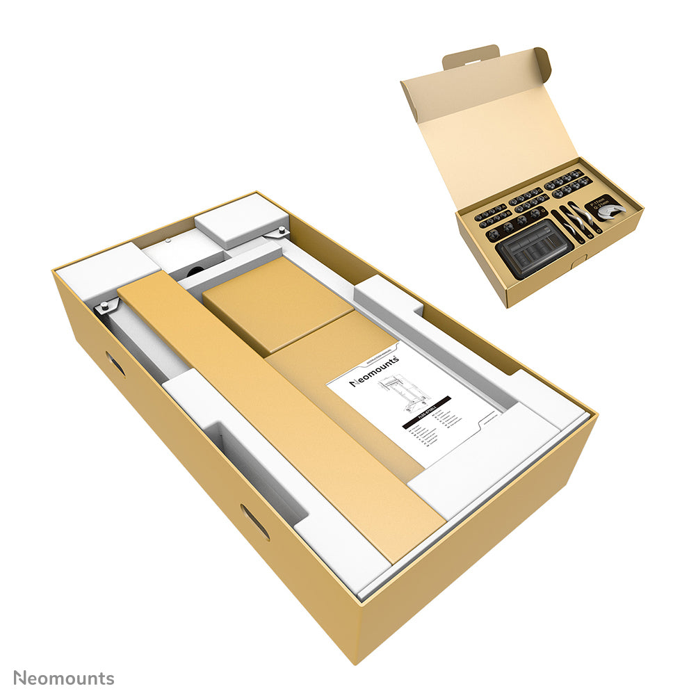 Neomounts FL55-875WH1 – Trolley, motorisiert, für 55–100″, VESA 100×100–800×600, bis 110 kg