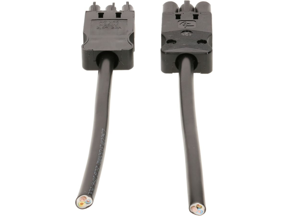 Max Hauri AG Verlängerungskabel – Adels AC 166–Adels AC 166, 3 m, 3×1,5 mm², schwarz
