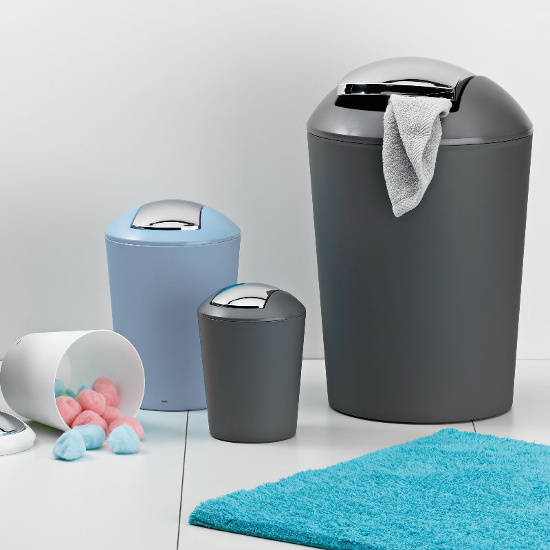 Kela Kosmetikeimer Marta – 1,7 l – Kunststoff, rund – weiss