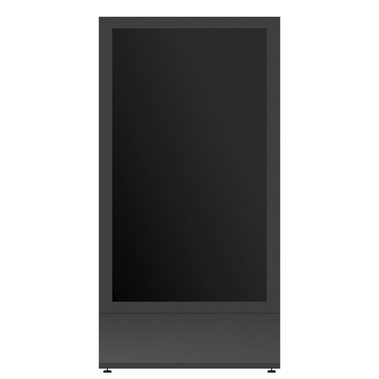 Hagor Digital-Signage-Stand für 65" Displays – zweiseitig, abschliessbar – Anthrazit, Grau – 6457