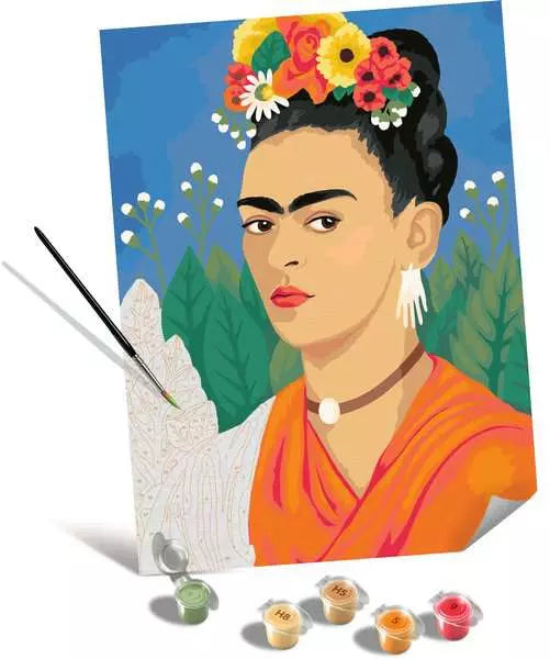 Ravensburger CreArt – Malen-nach-Zahlen-Set – Frida Kahlo – ab 14 Jahren