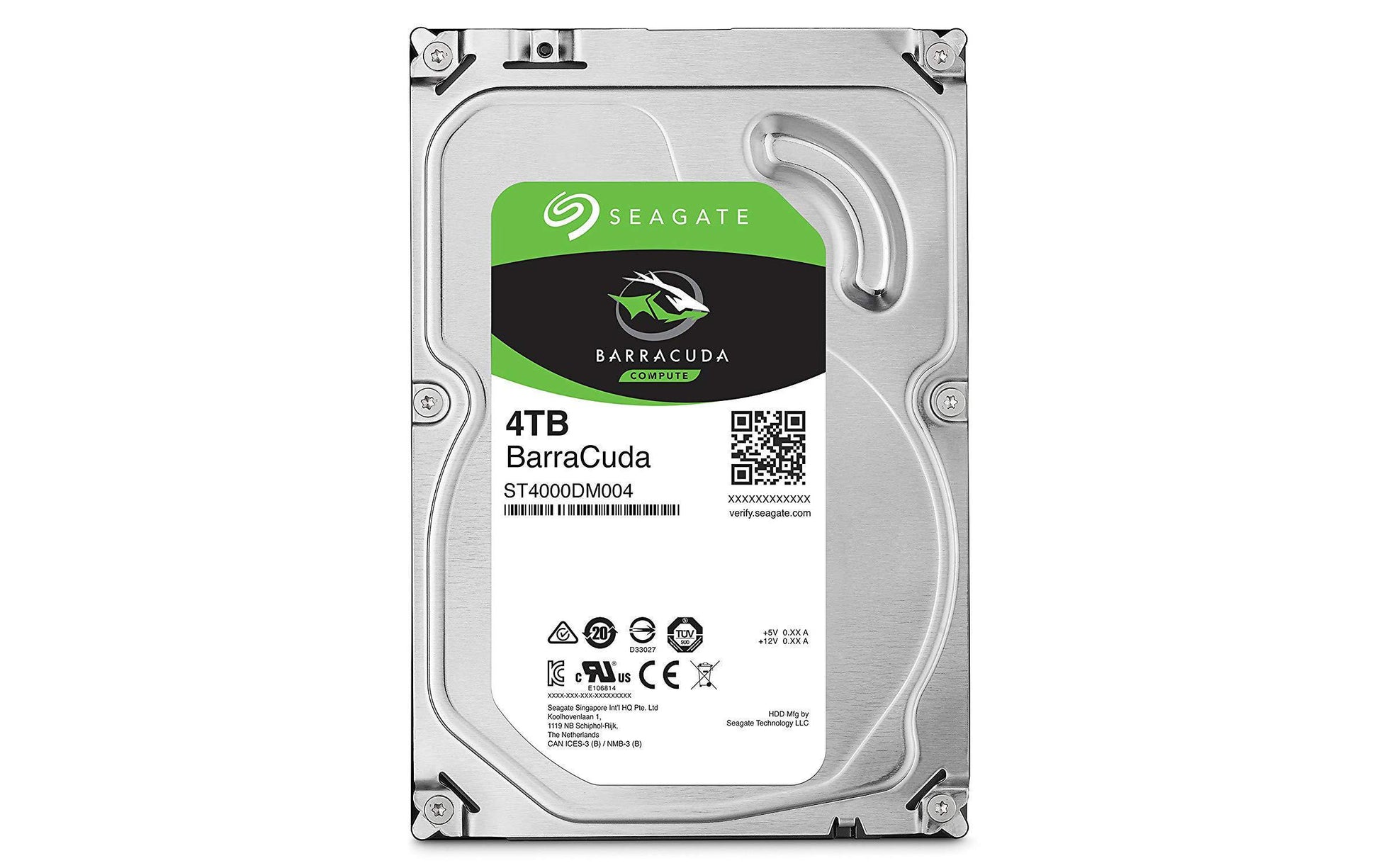 Seagate BarraCuda ST4000DM004 – 4 TB, 3,5" HDD, 256 MB Cache, SATA III